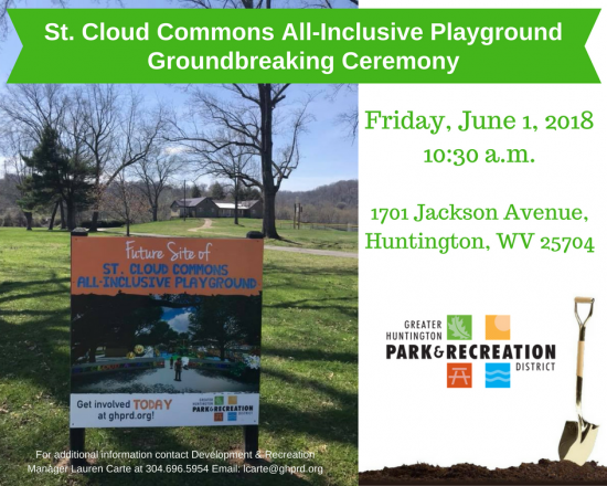 St. Cloud Commons All-Inclusive Playground Groundbreaking Ceremony June 1 St. Cloud Commons All-Inclusive Playground Groundbreaking Ceremony June 1